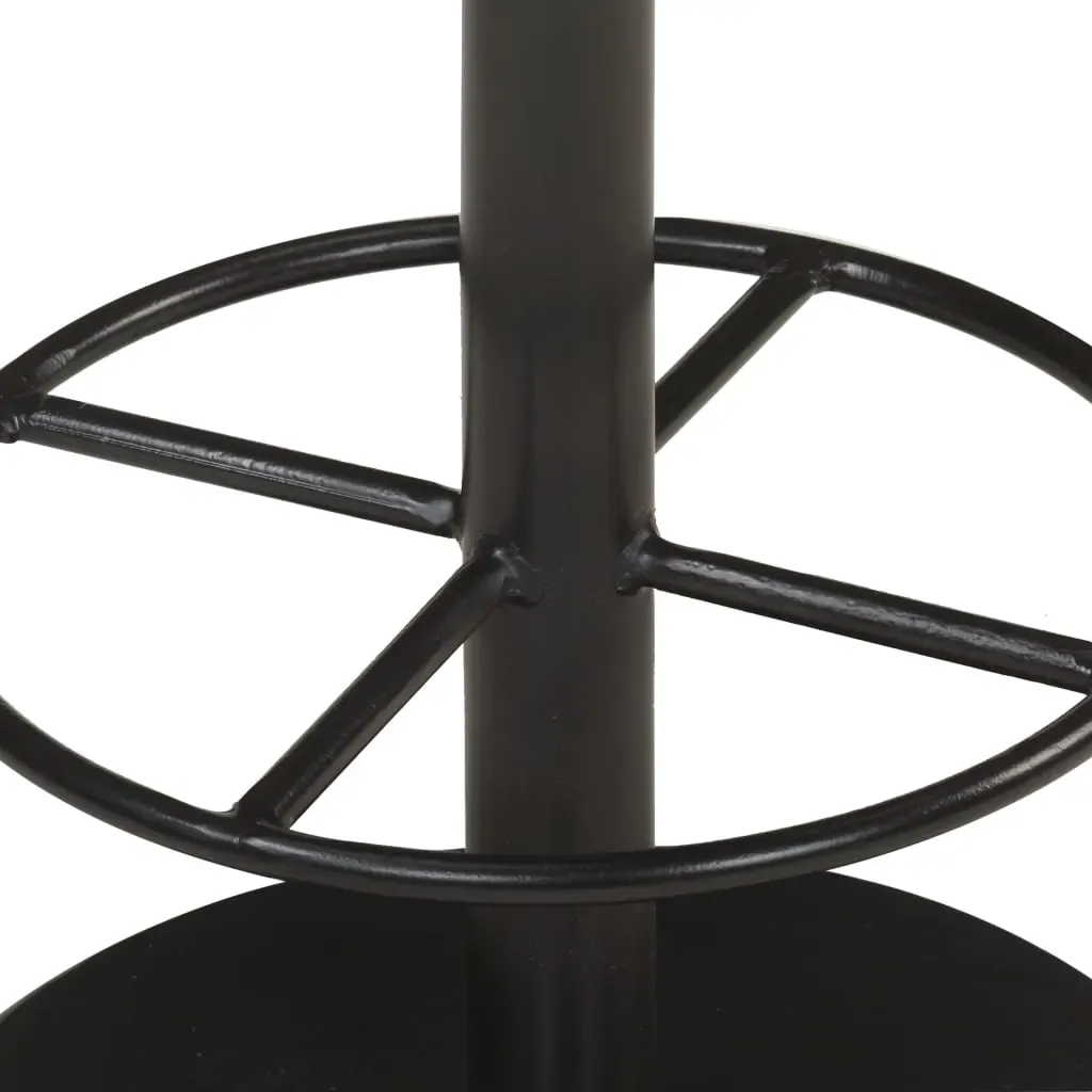 Bar Stool Brown Real Leather Price