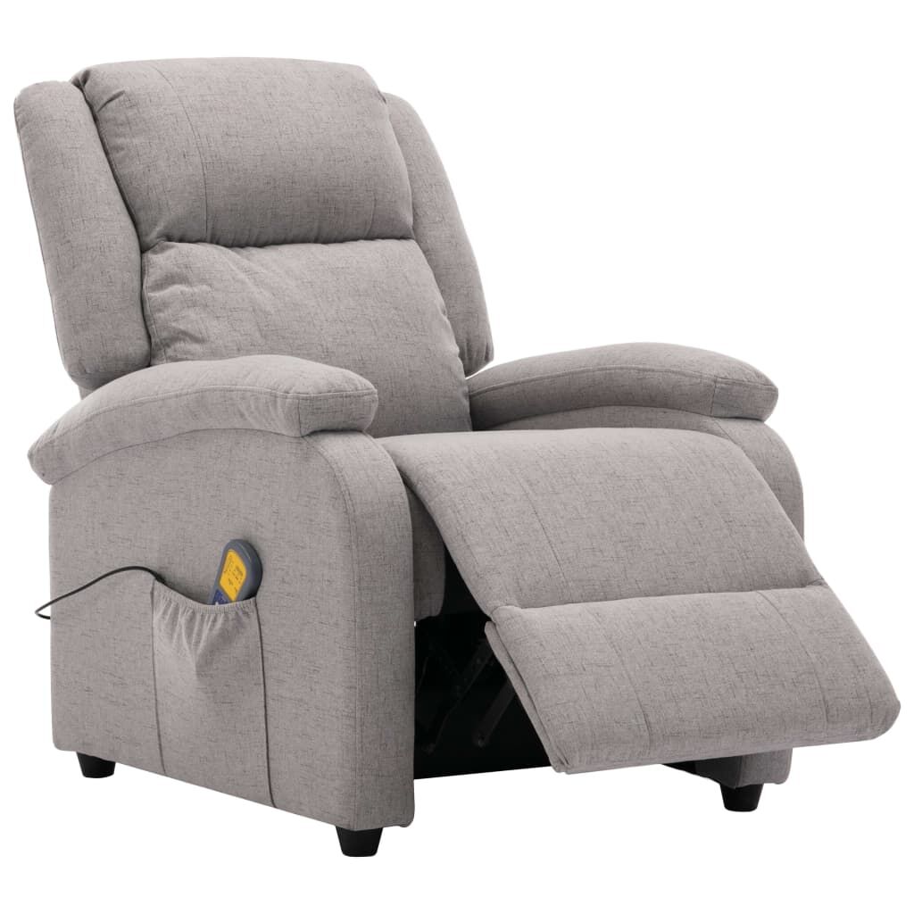 Massage Chair Light Grey Fabric Price