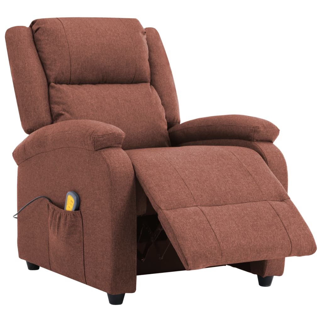 Massage Chair Brown Fabric Price
