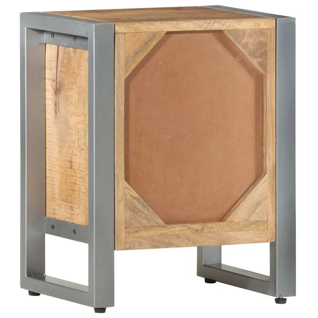 Bedside Cabinet 40x30x50 cm Rough Mango Wood Price