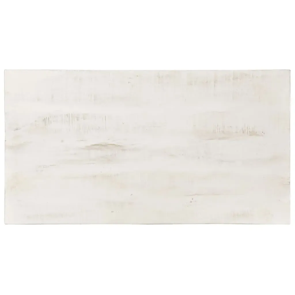 Coffee Table White 110x60x45 cm Solid Mango Wood Price