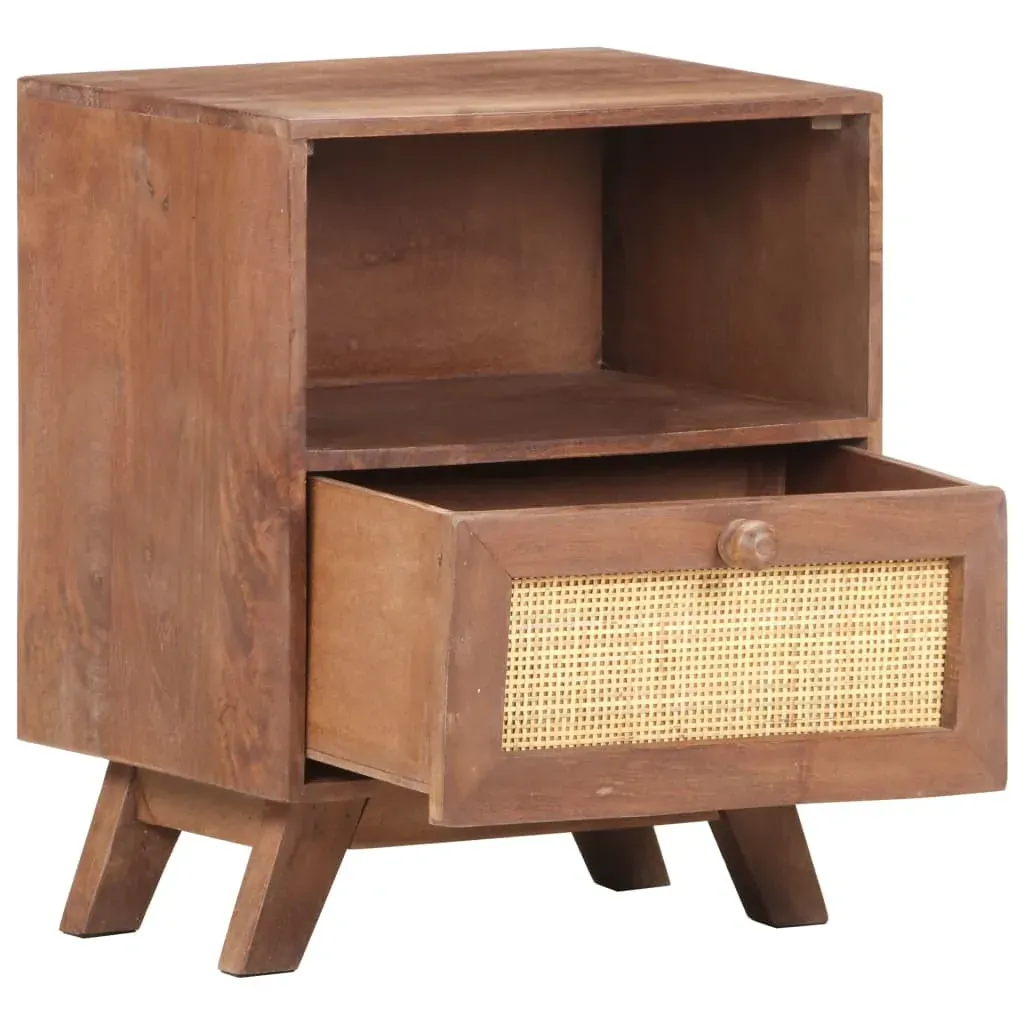 Bedside Cabinet 40x30x50 cm Solid Mango Wood Price