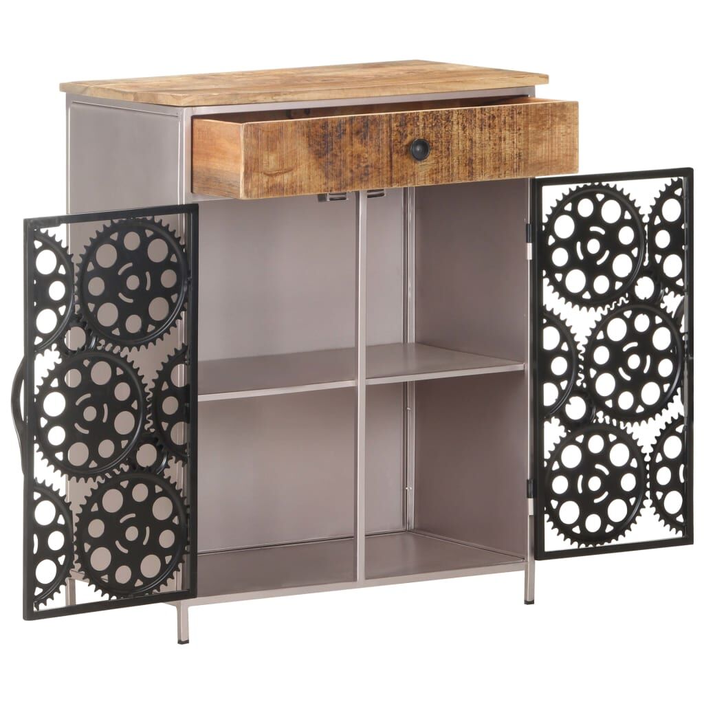 Sideboard 60x35x75 cm Rough Mango Wood & Iron Price