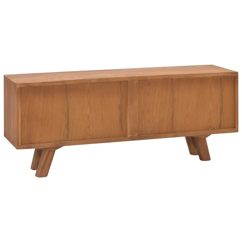 TV Cabinet 110x30x45 cm Solid Teak Wood Price