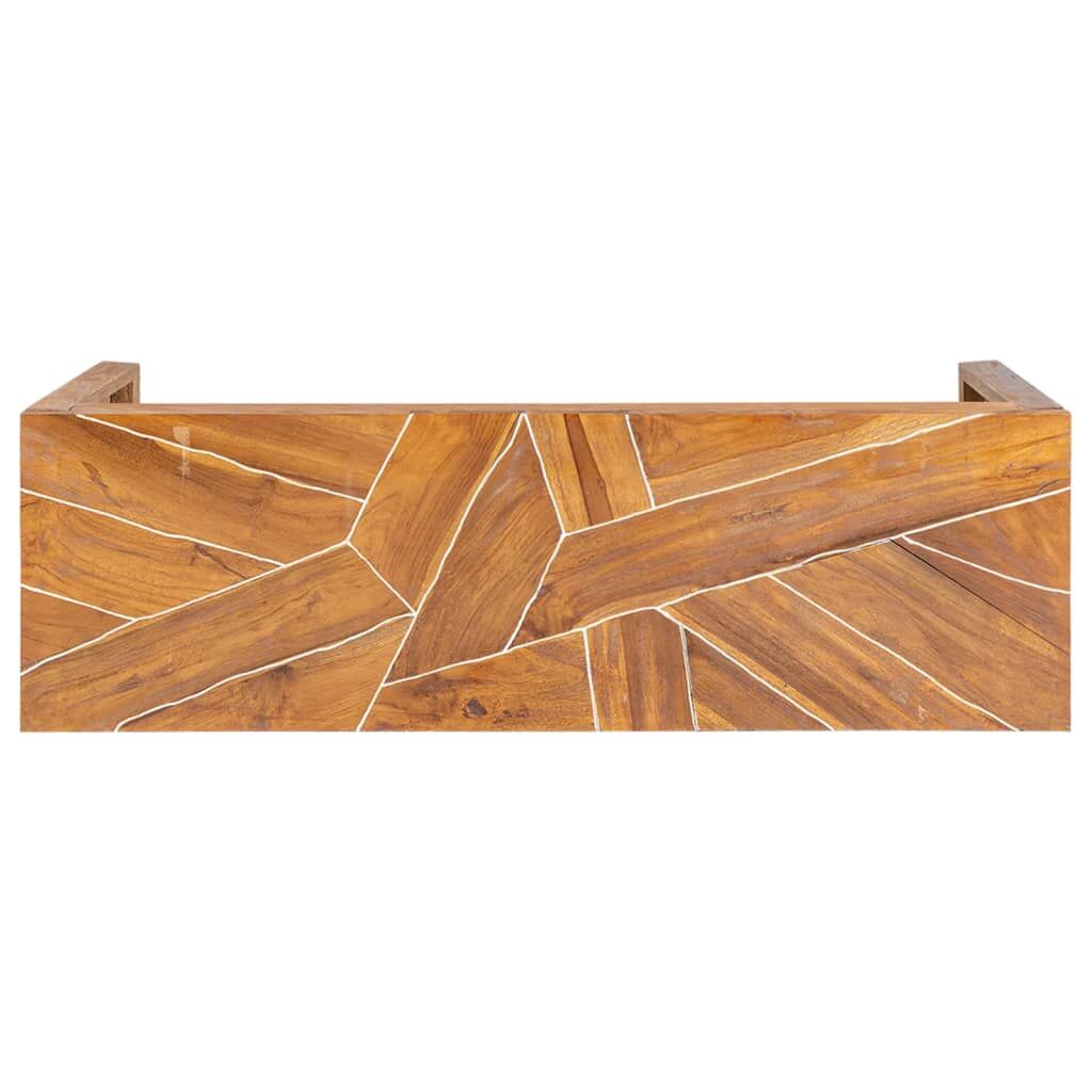 TV Stand 110x60x38 cm Solid Teak Wood Price