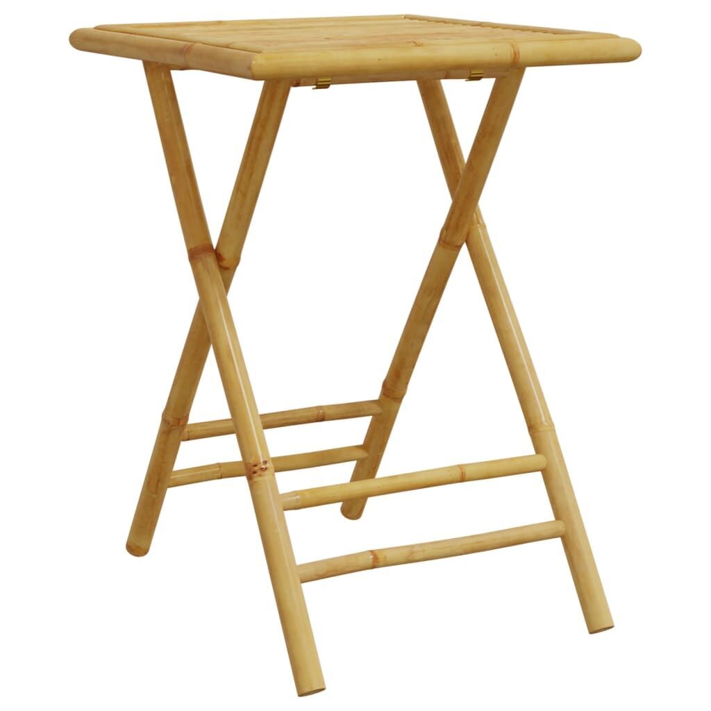3 Piece Bistro Set Bamboo Price