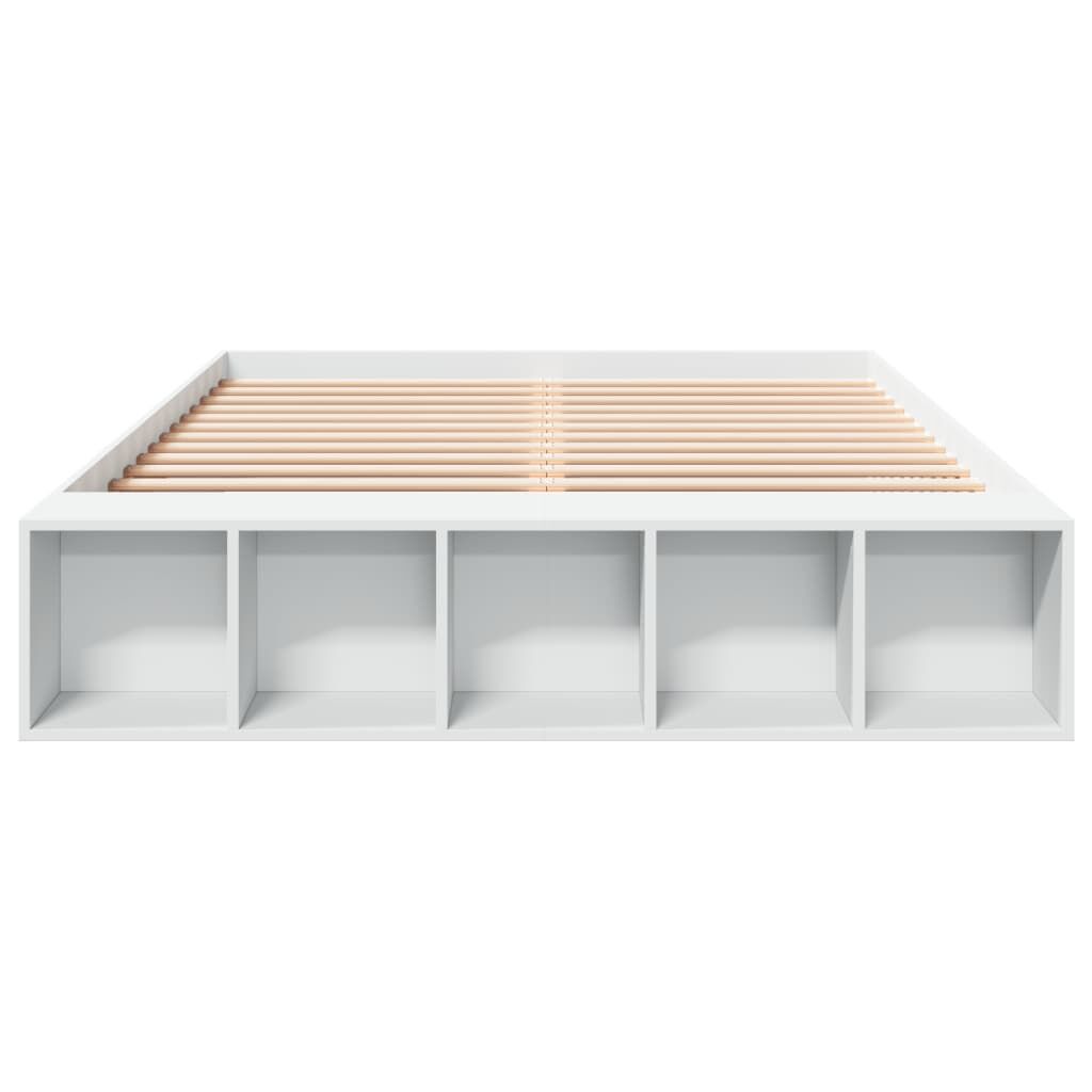 Bed Frame without Mattress White 150x200 cm Price