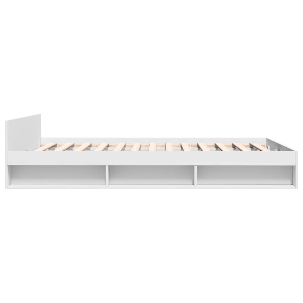 Bed Frame with Drawers without Mattress White 150x200 cm Price