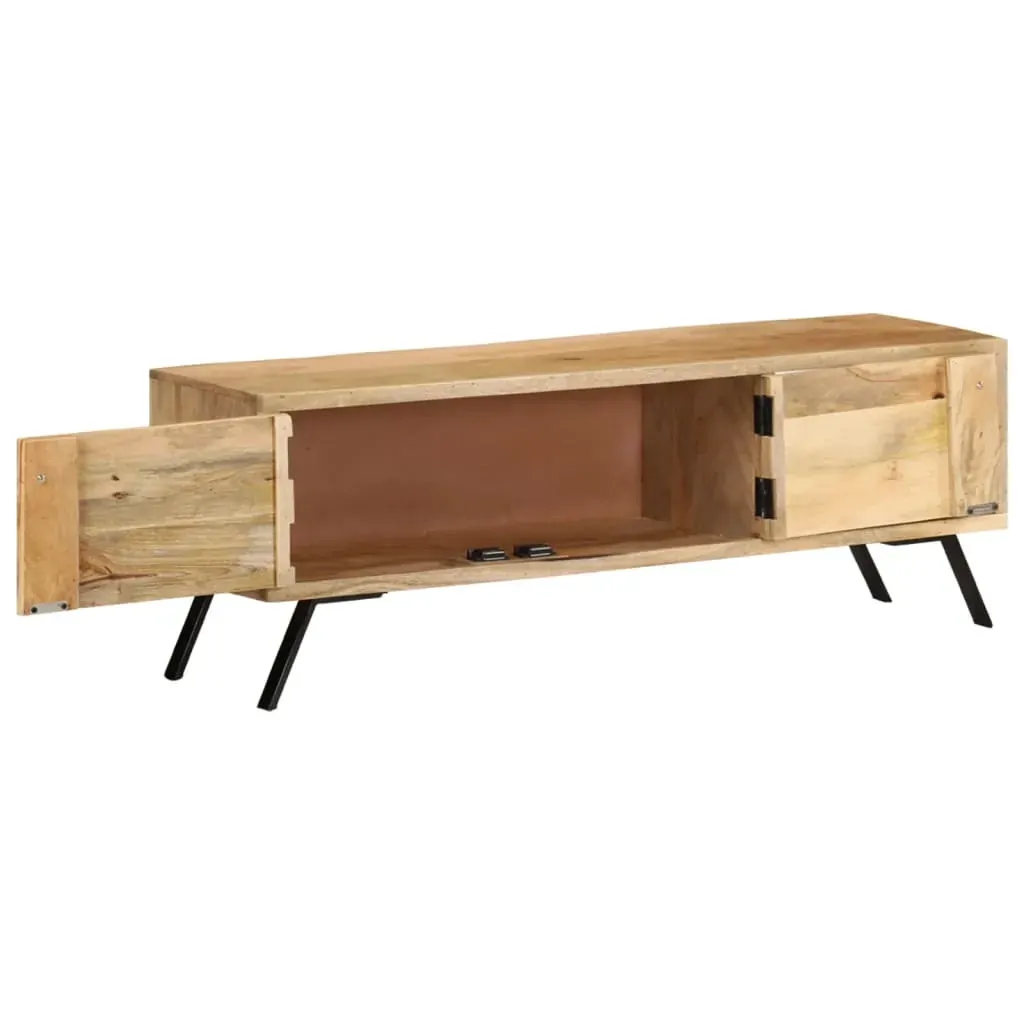 TV Cabinet 110x30x40 cm Solid Mango Wood Price