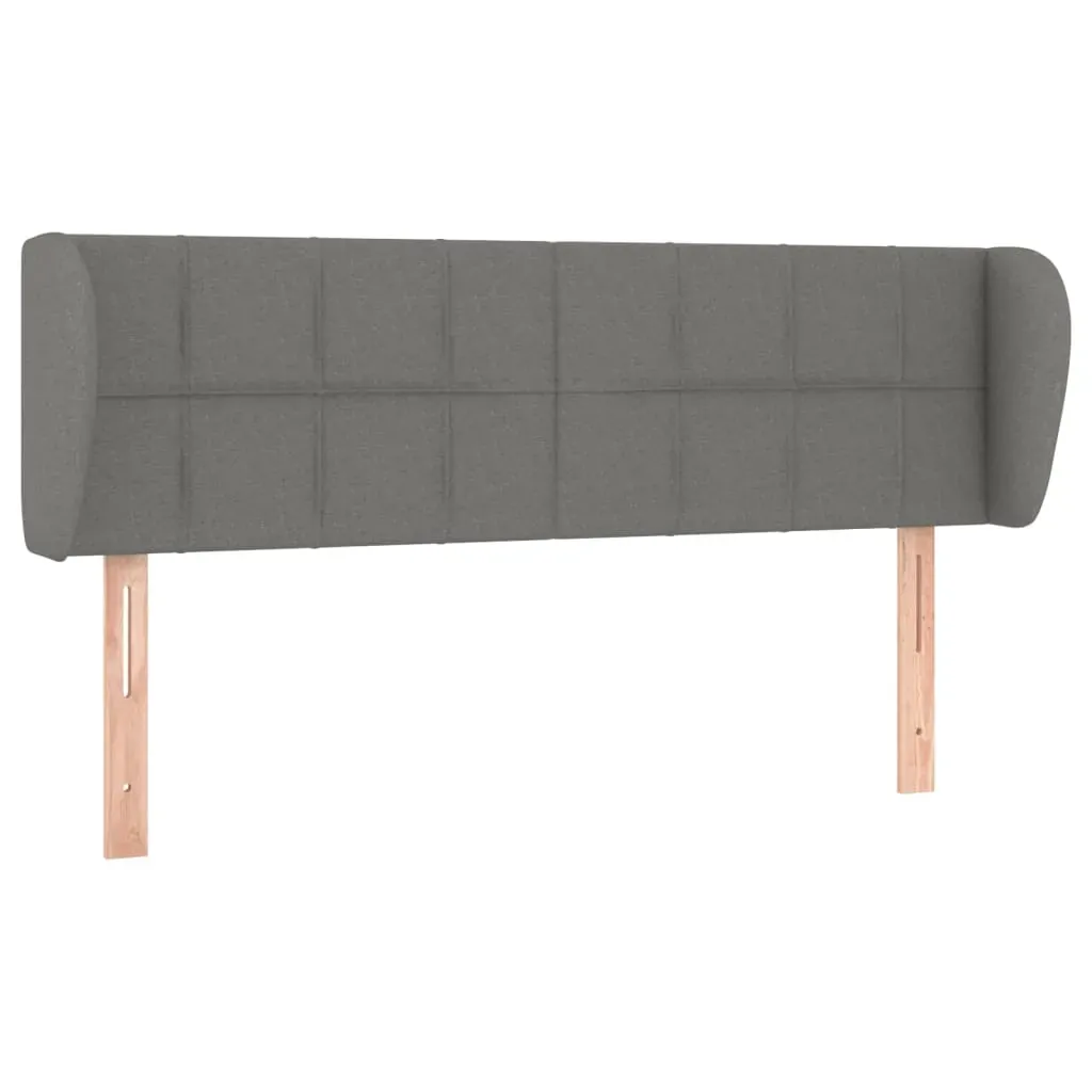 Box Spring Bed with Mattress Dark Grey 137x187 cm Double Size Fabric Price