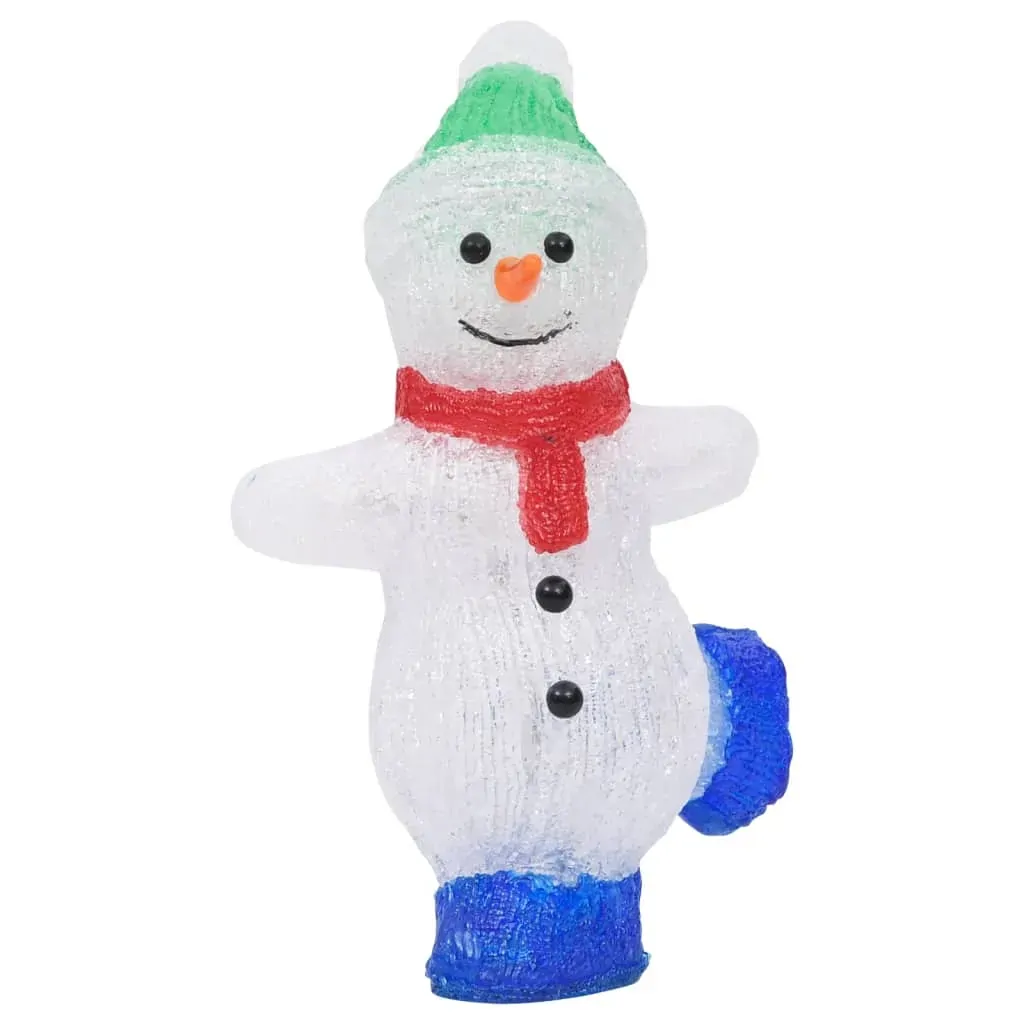 LED Christmas Acrylic Snowman Figure Indoor and Outdoor 30cm Price