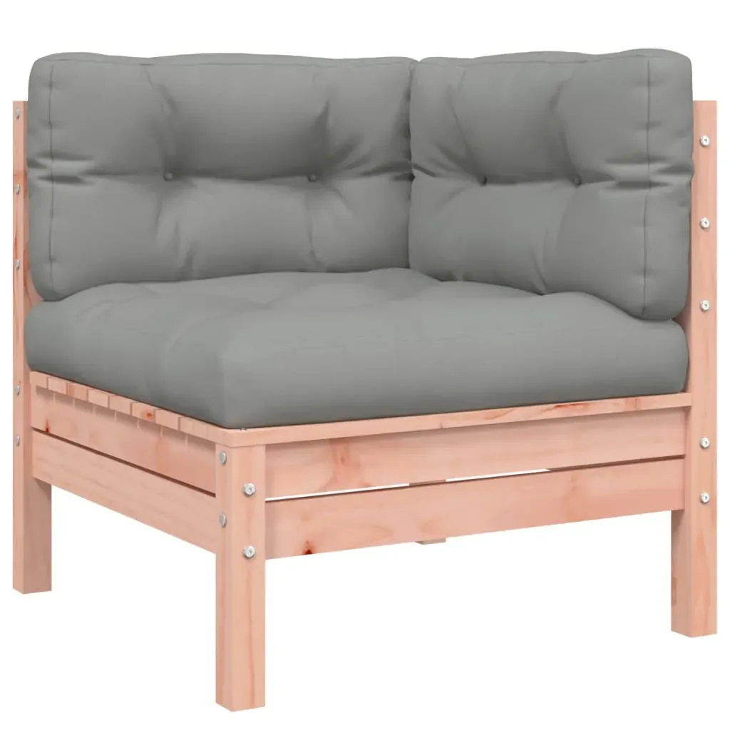 8 Piece Garden Sofa Set with Cushions Solid Wood Douglas Fir Price