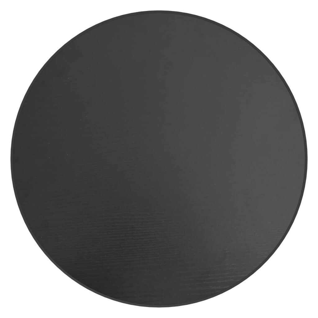 Tea Table Black Ø35 cm MDF Price
