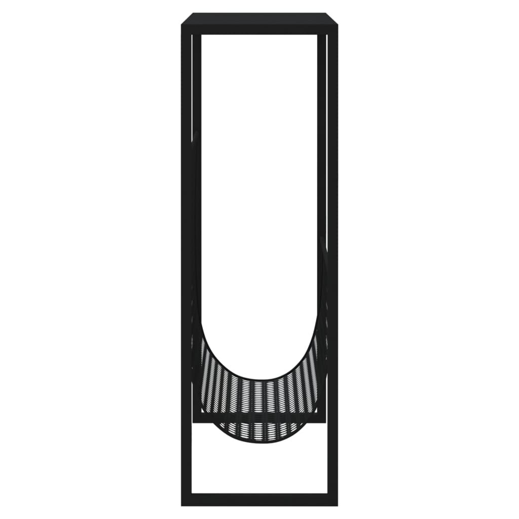 Magazine Rack Black 35x15x45 cm Steel Price