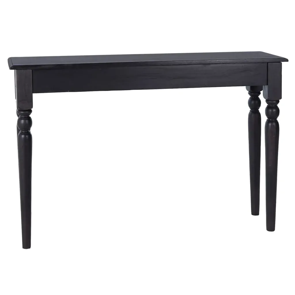 Console Table Light Black 110x30x75 cm Solid Mahogany Wood Price