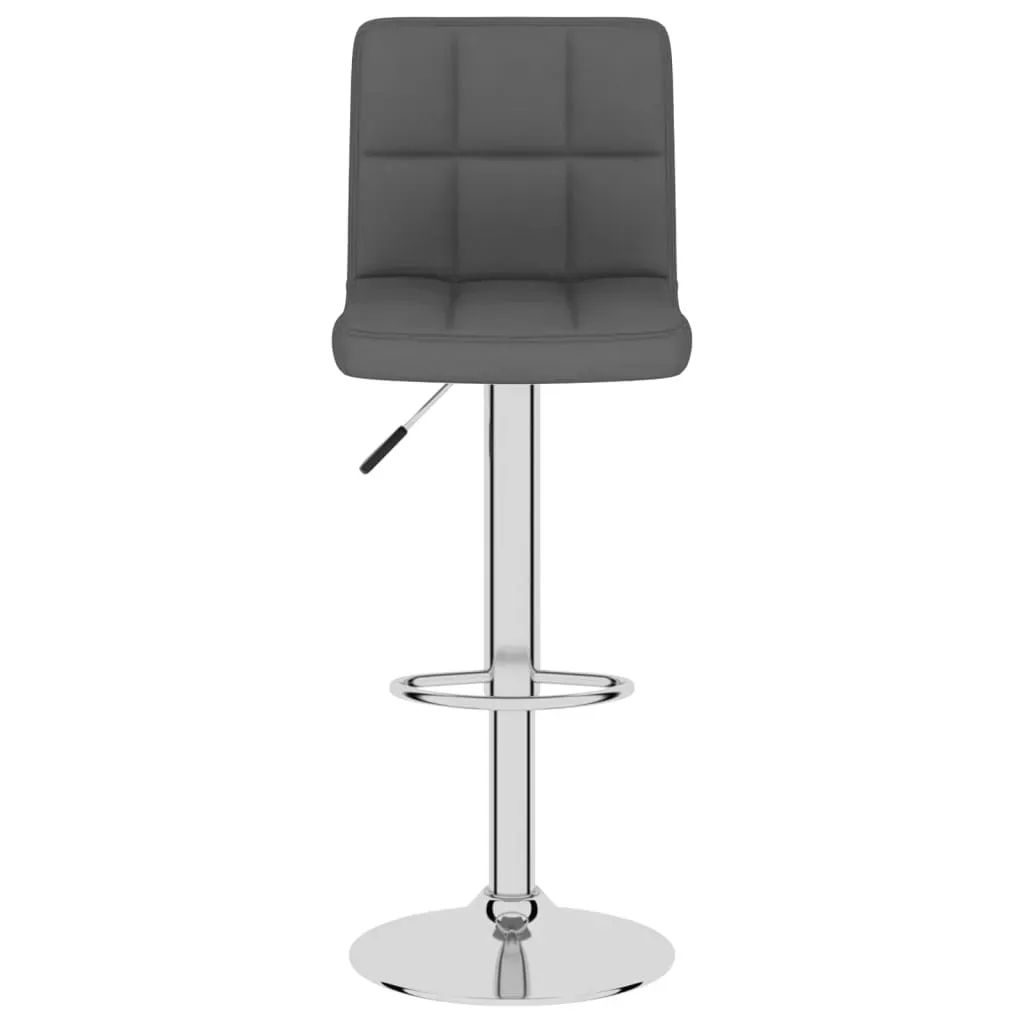 Bar Stools 2 pcs Dark Grey Fabric Price
