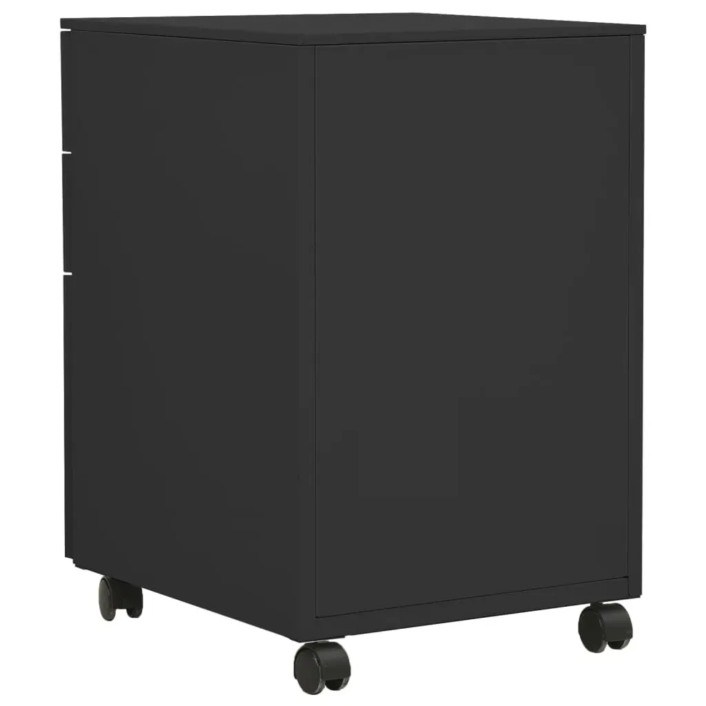 Mobile File Cabinet Anthracite 39x45x60 cm Steel Price