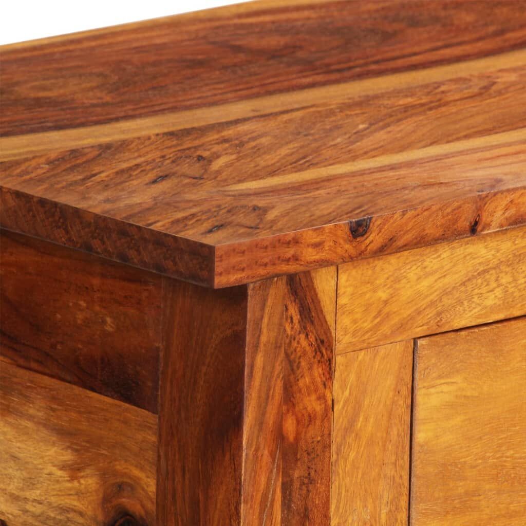 Sideboard with 3 Drawers 110x30x80 cm Solid Wood Acacia Price