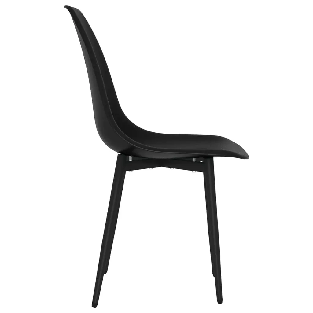 Dining Chairs 2 pcs Black PP Price