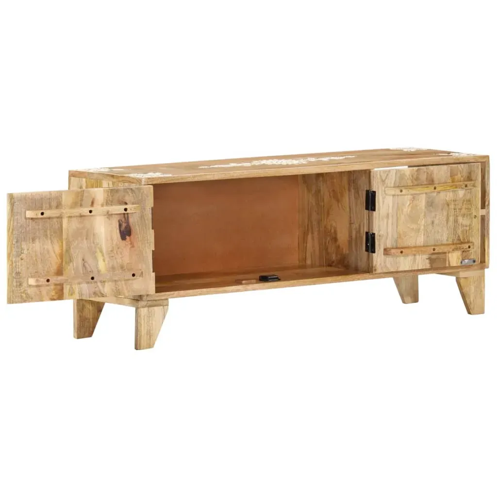 TV Cabinet 110x30x40 cm Solid Wood Mango Price