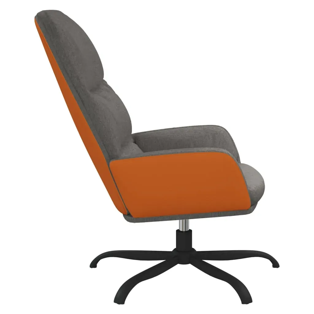 Relaxing Chair Light Grey Fabric Price
