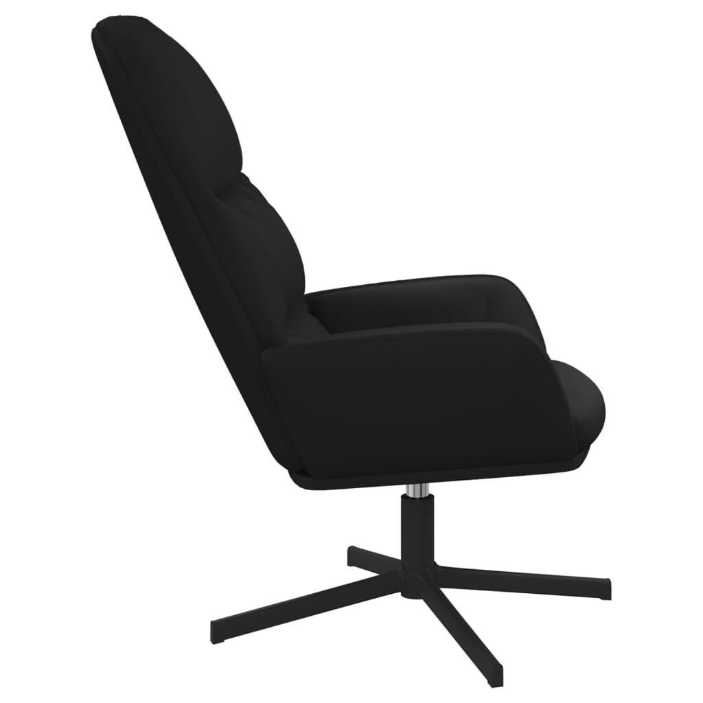 Relaxing Chair Black Faux Leather Price