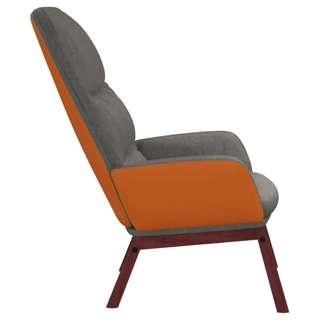 Relaxing Chair Light Grey Fabric Price