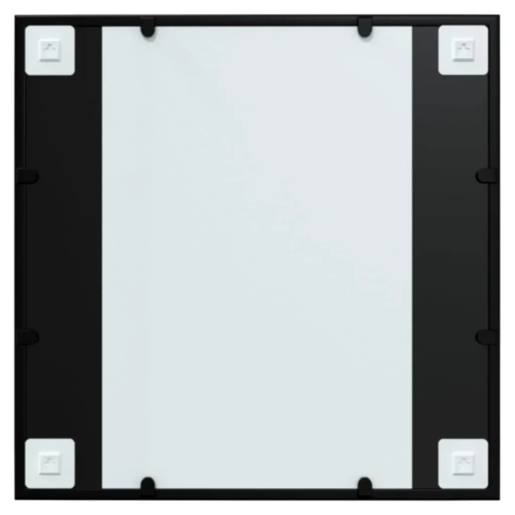 Wall Mirror Black 60x60 cm Metal Price