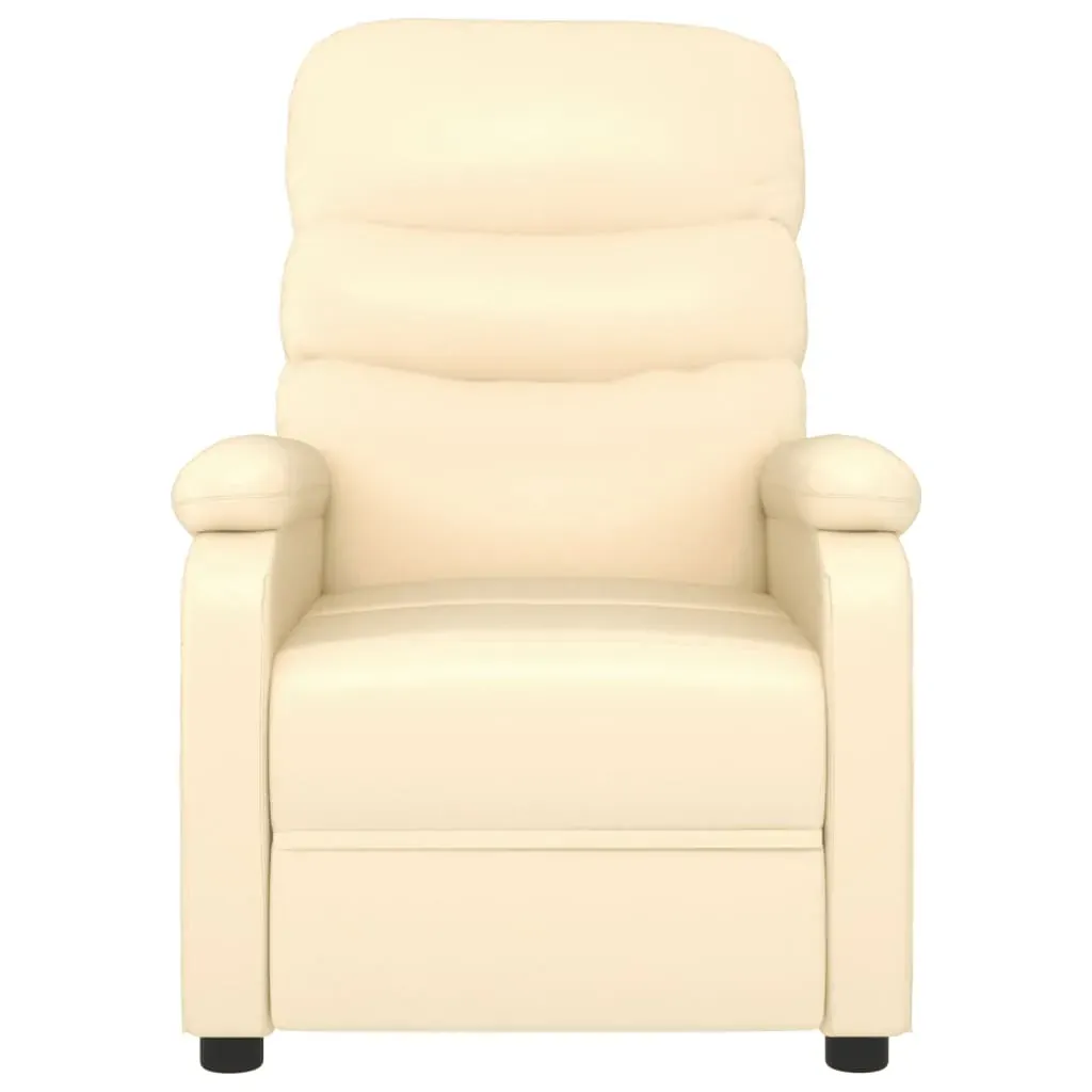 Massage Chair Cream Faux Leather Price