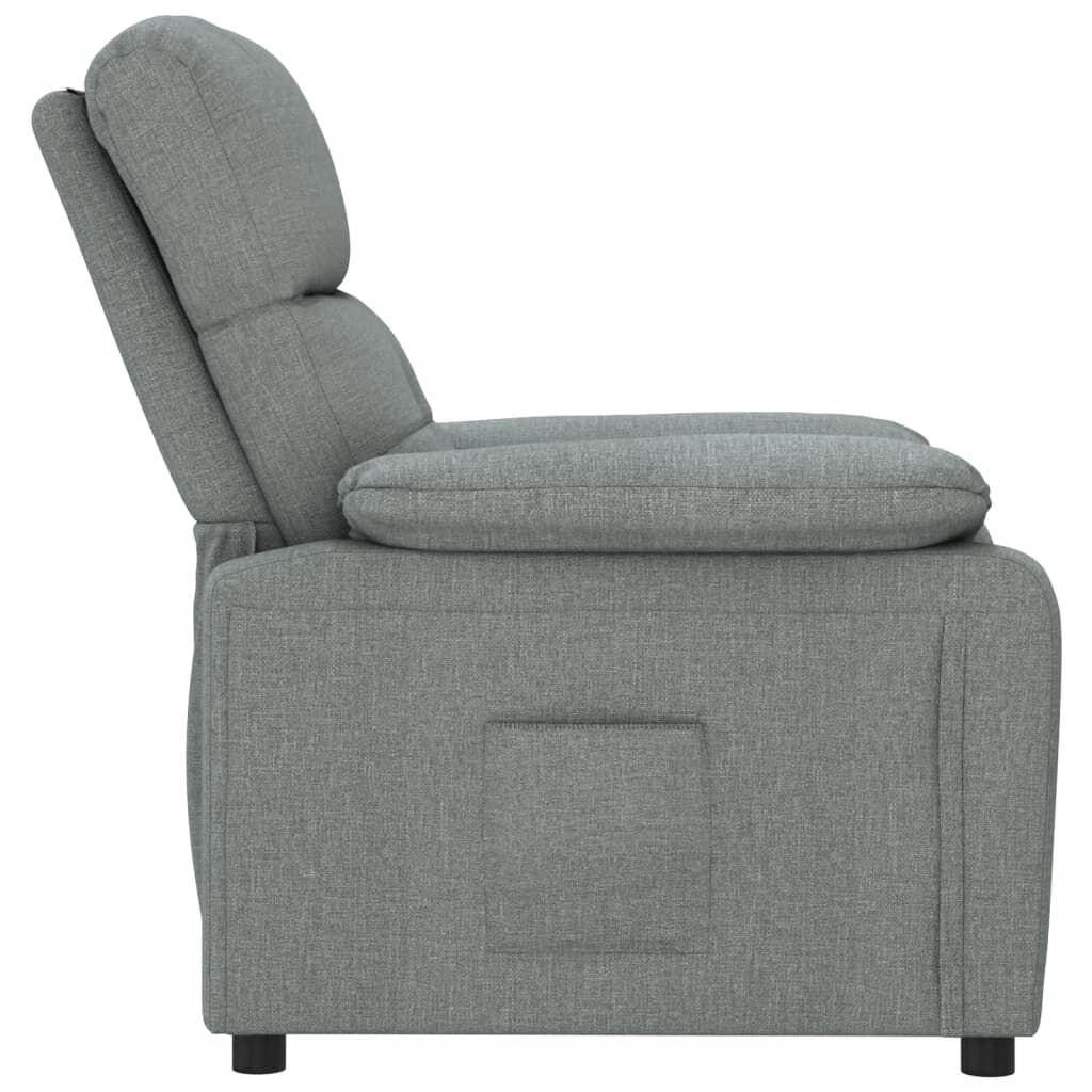 Recliner Chair Dark Grey Fabric Price