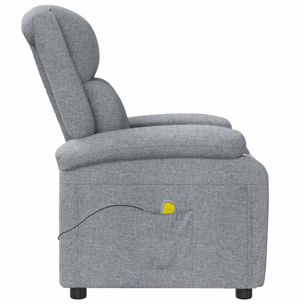 Massage Chair Light Grey Fabric Price
