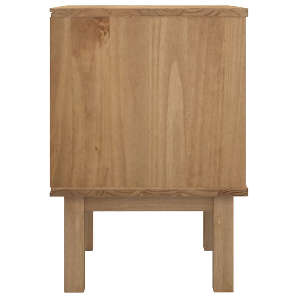 Bedside Cabinet OTTA Brown&Grey 45x39x57 cm Solid Wood Pine Price