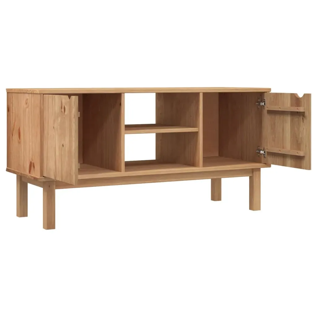 TV Cabinet OTTA 113.5x43x57 cm Solid Wood Pine Price