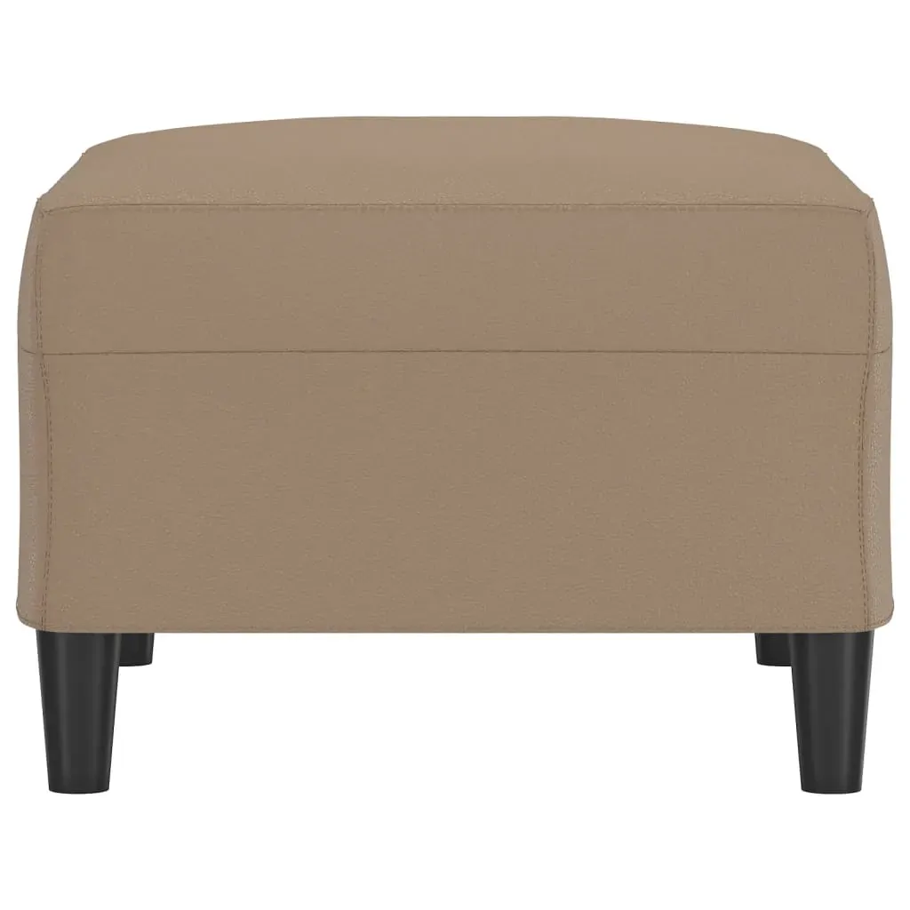 Footstool Cappuccino 70x55x41 cm Faux Leather Price