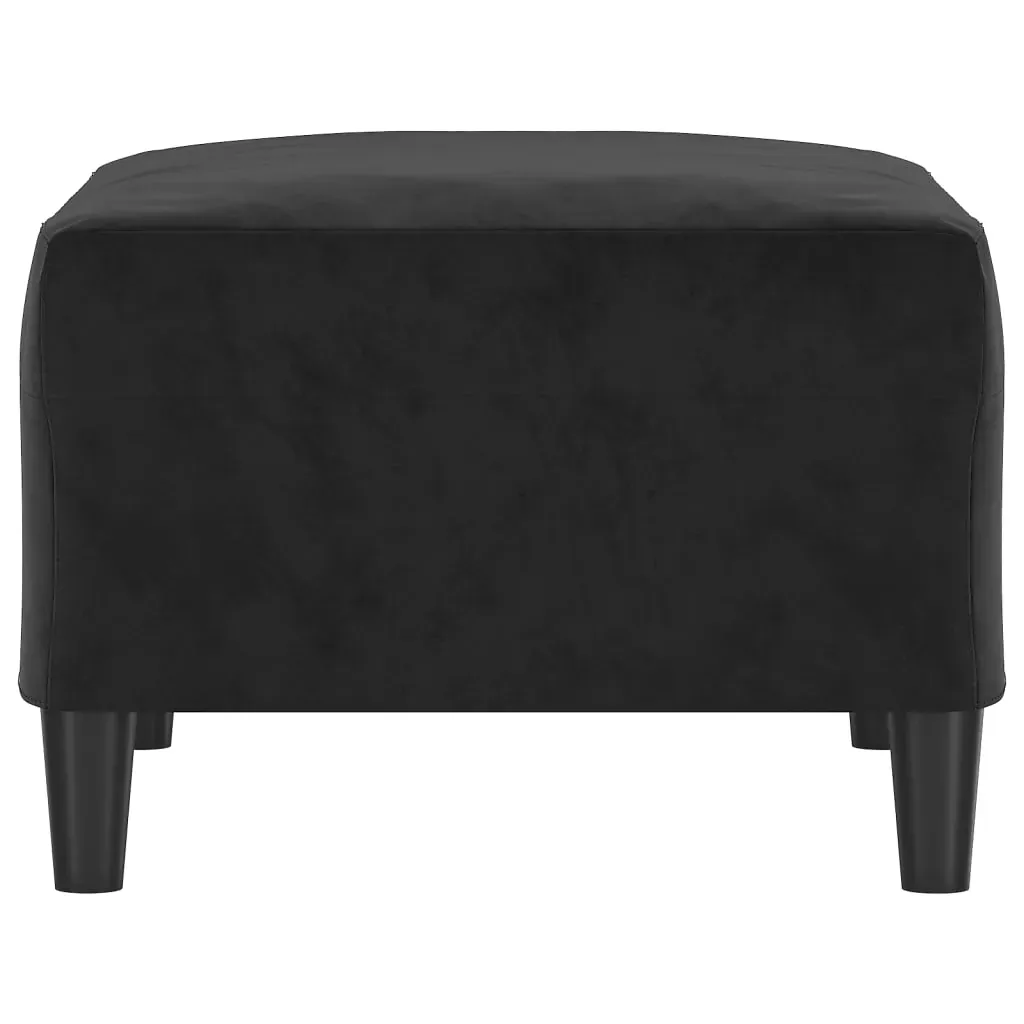 Footstool Black 70x55x41 cm Velvet Price
