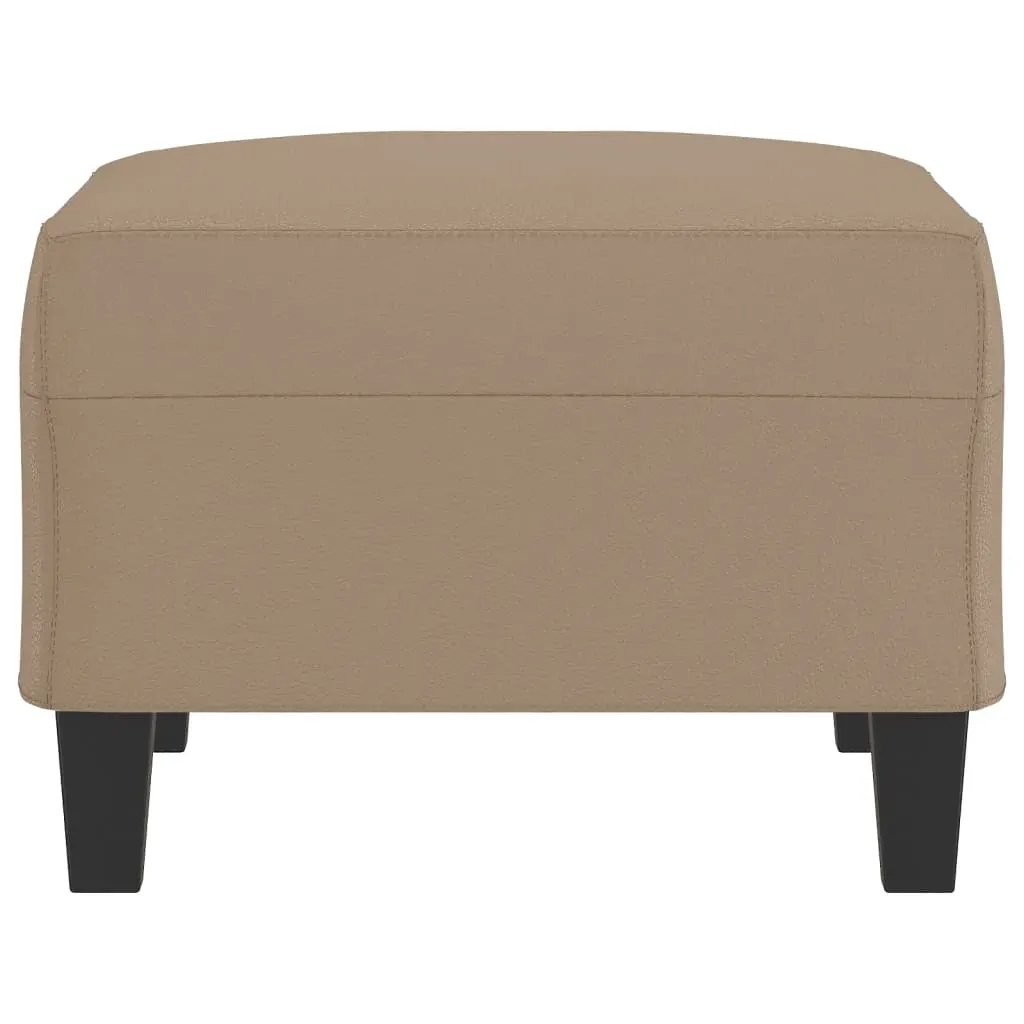Footstool Cappuccino 70x55x41 cm Faux Leather Price