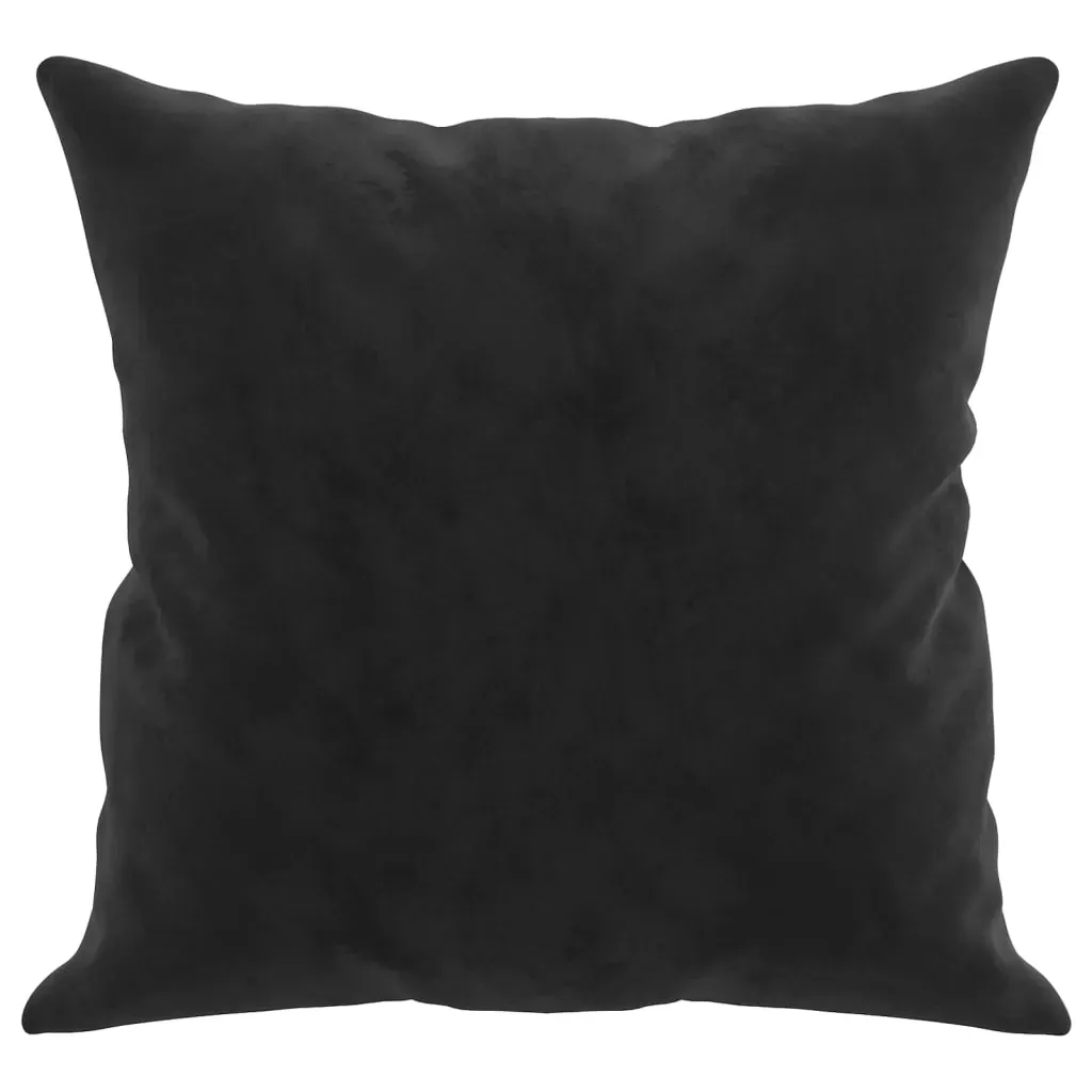 Throw Pillows 2 pcs Black 40x40 cm Velvet Price