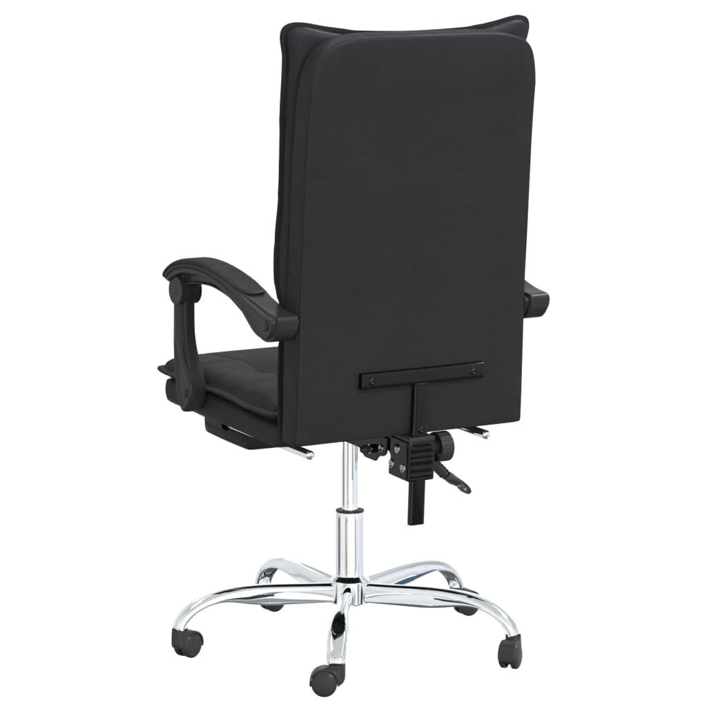 Reclining Office Chair Black Faux Leather Price