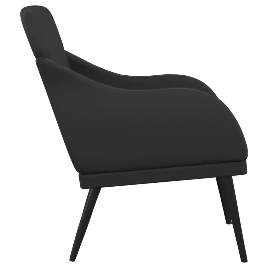 Armchair Black 63x76x80 cm Faux Leather Price