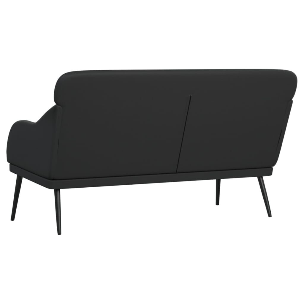 Bench Black 110x76x80 cm Faux Leather Price