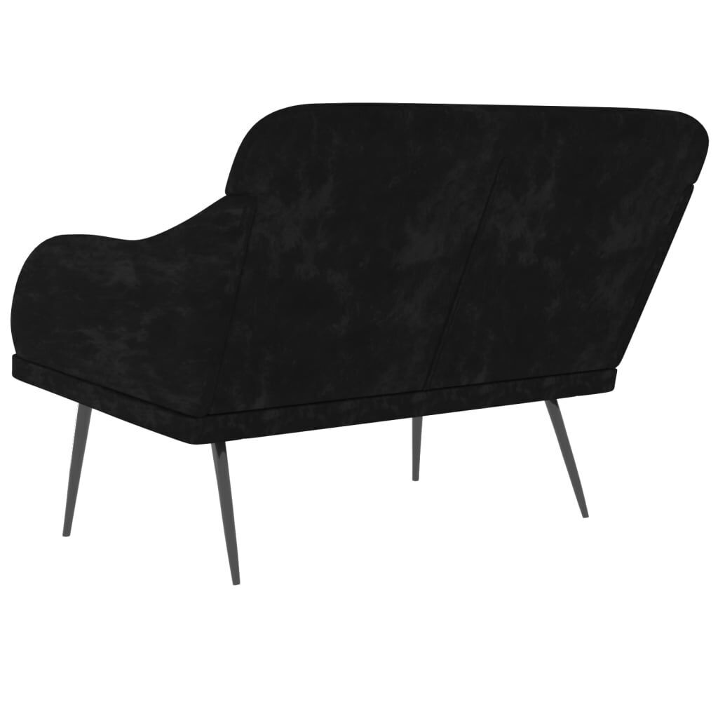 Bench Black 110x76x80 cm Velvet Price