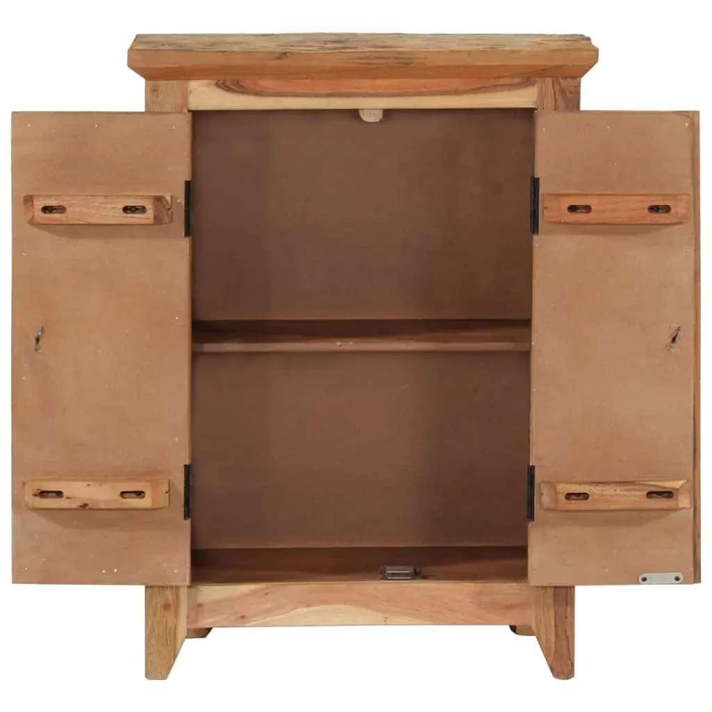 Sideboard 55x33x75 cm Solid Wood Acacia and Reclaimed Price