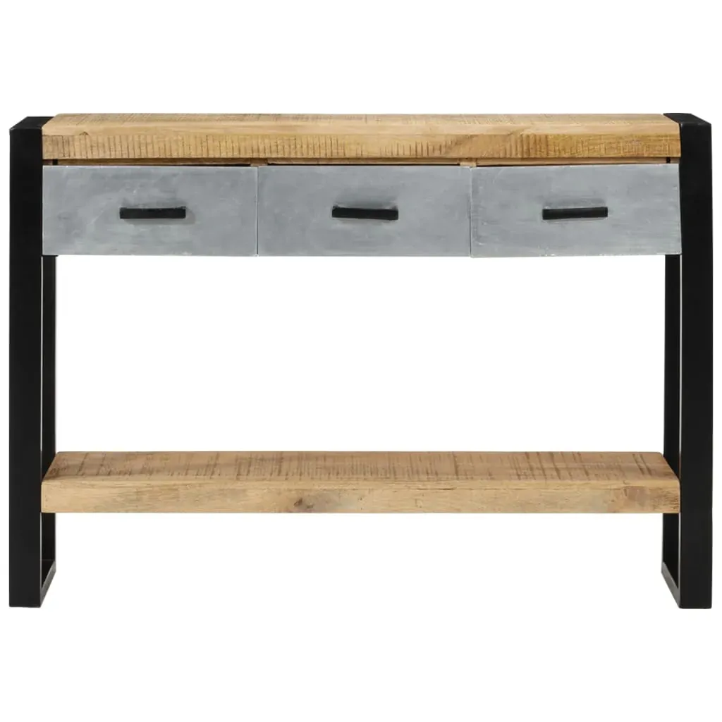 Console Table 110x30x76 cm Solid Rough Wood Mango Price