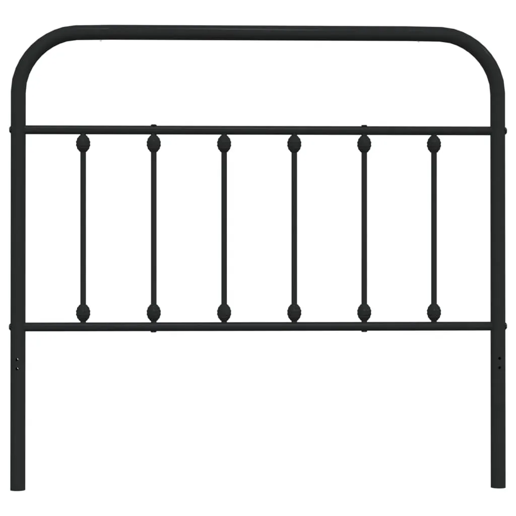 Metal Headboard Black 107 cm King Single Price