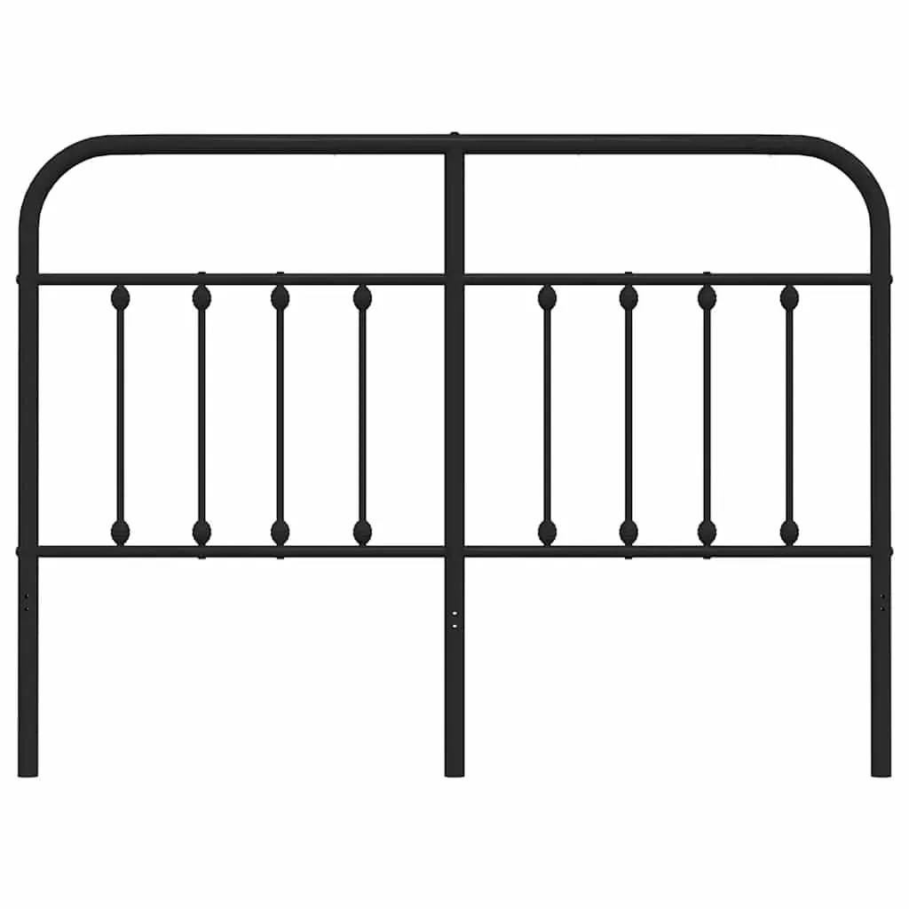 Metal Headboard Black 152 cm Queen Price