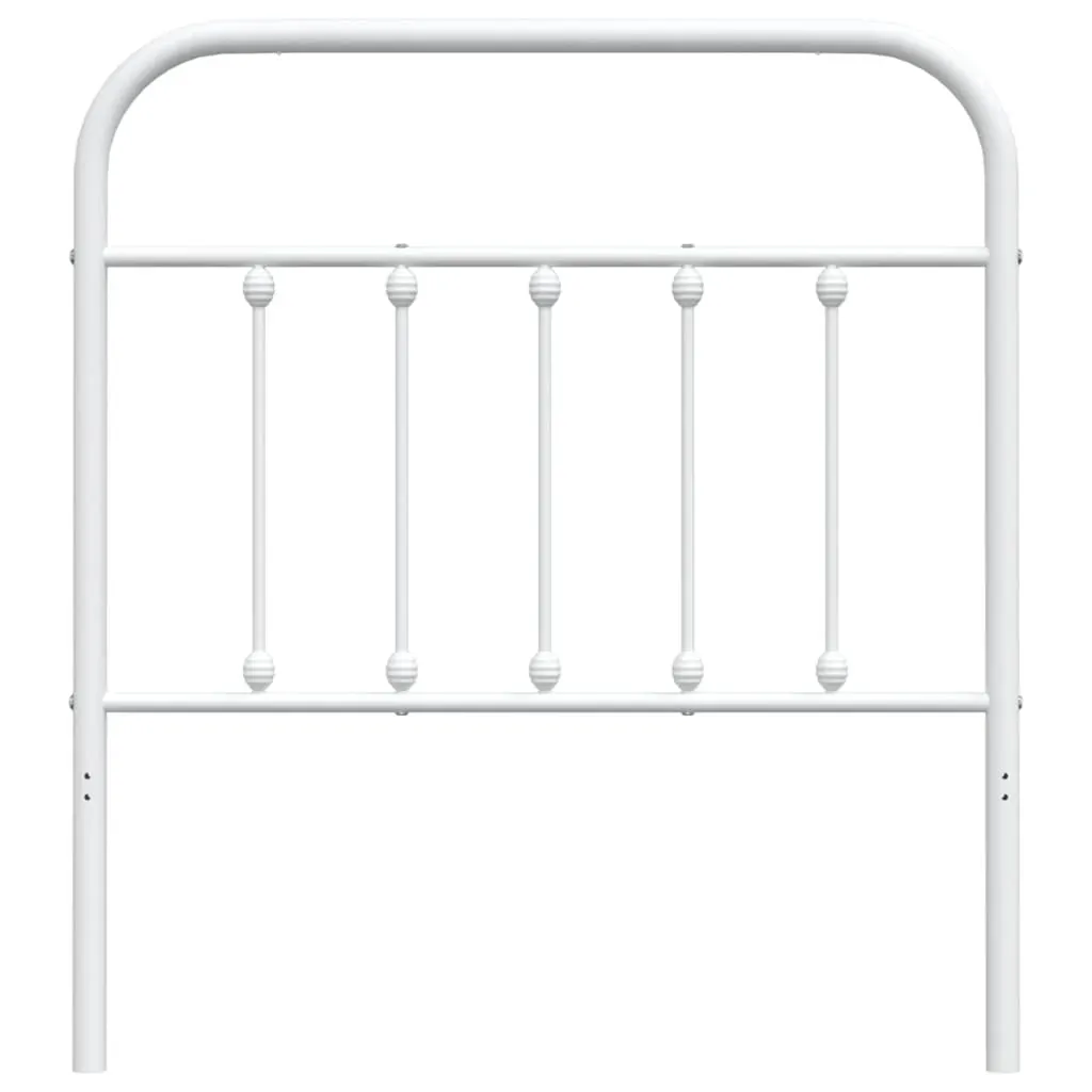 Metal Headboard White 90 cm Price