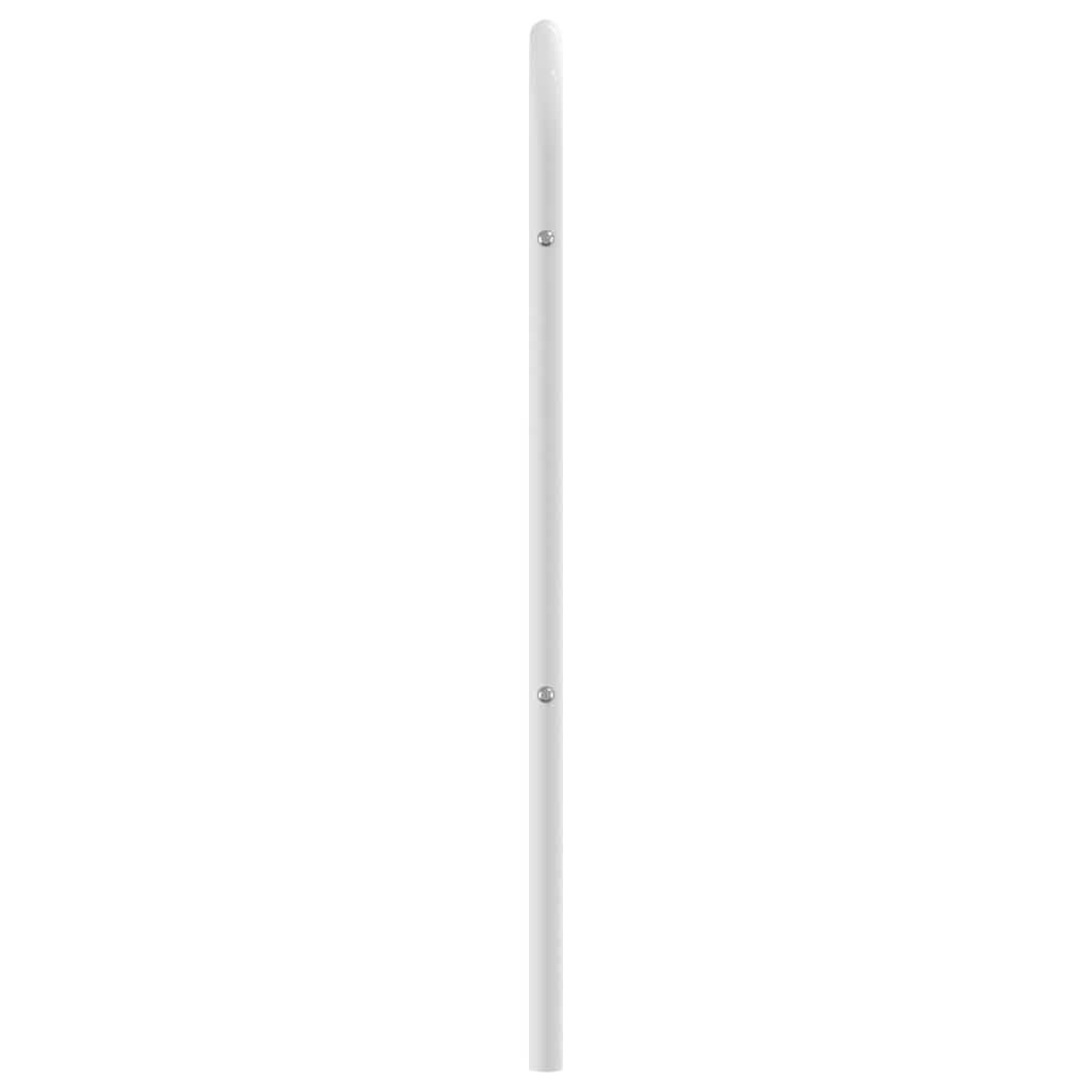 Metal Headboard White 183 cm King Price