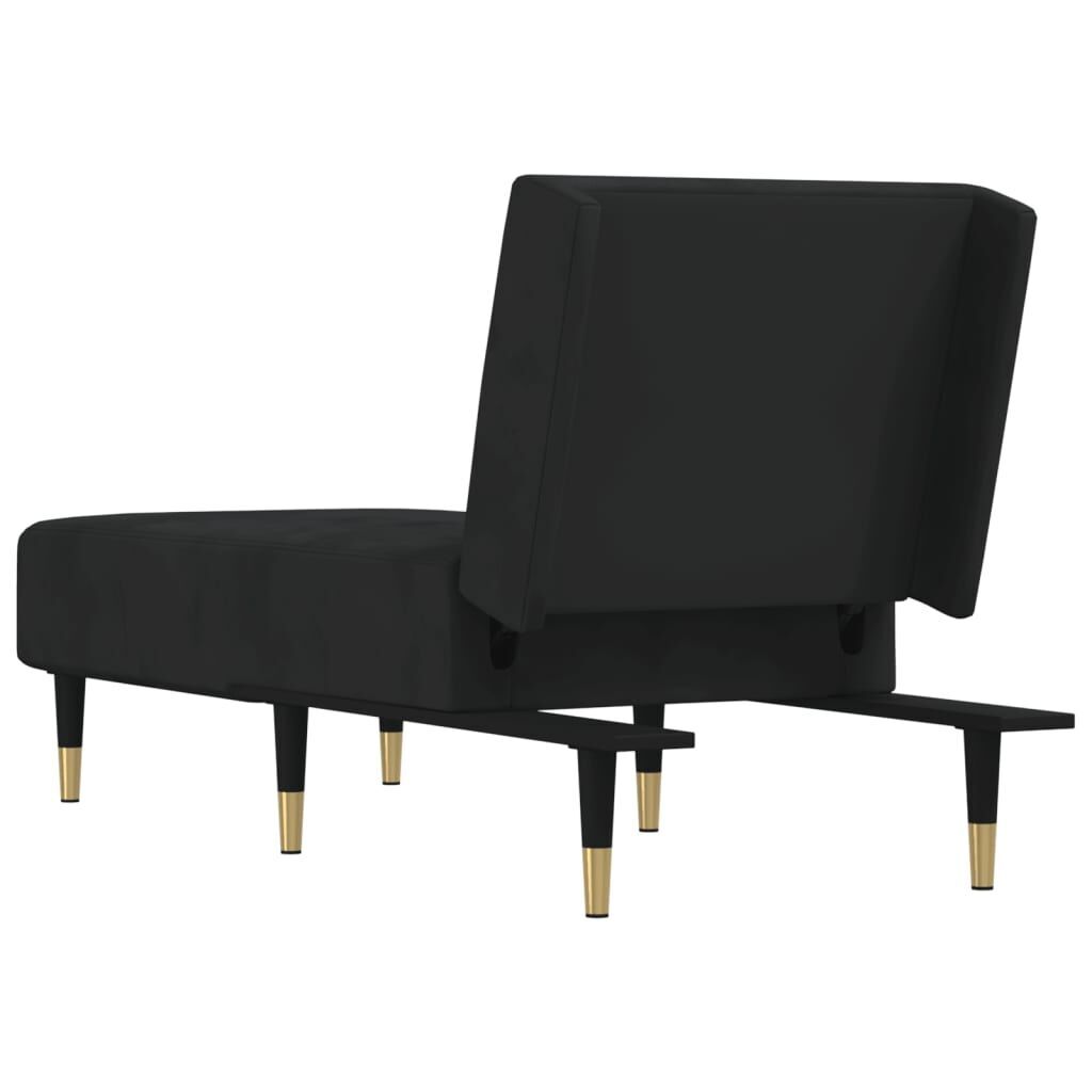 Chaise Longue Black Velvet Price