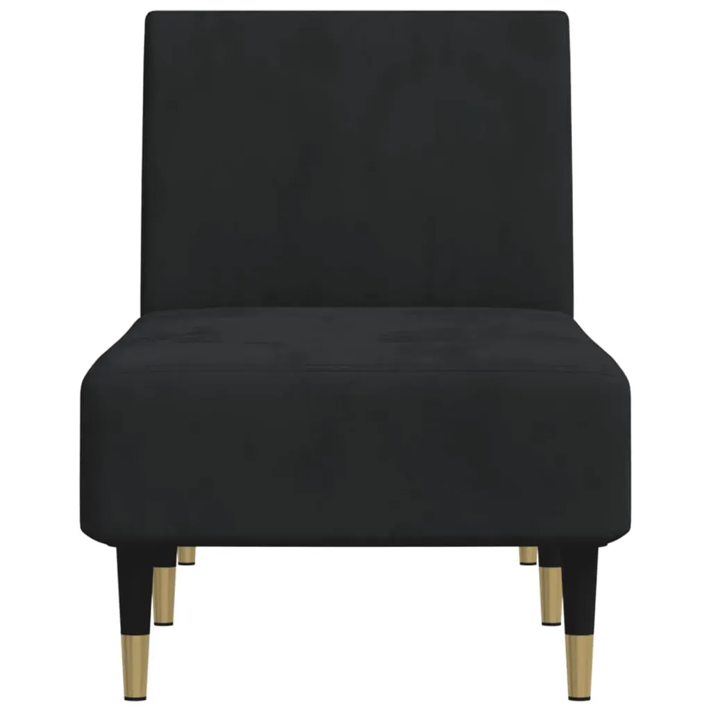 Chaise Longue Black Velvet Price