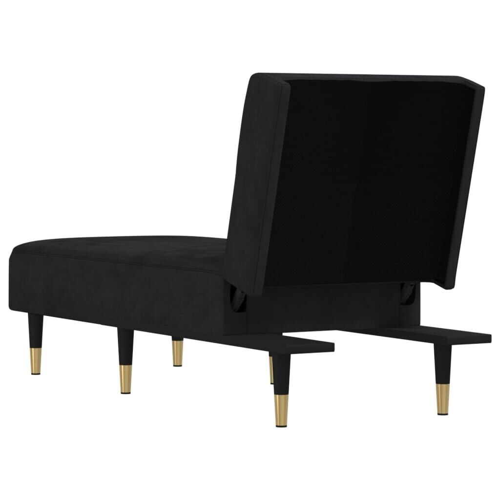 Chaise Longue Black Velvet Price